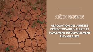 Abrogation alerte sécheresse